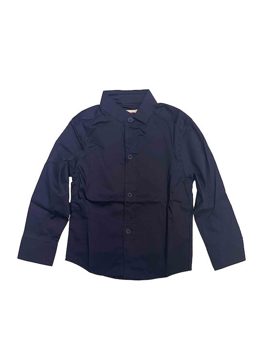 Joyce Kinder Hemd Langarm Blue