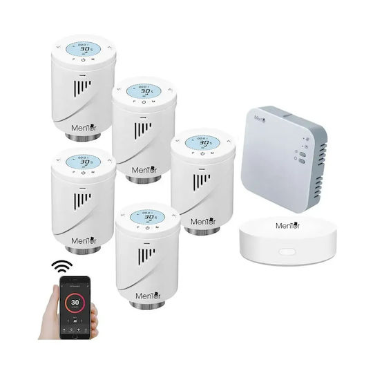 Electronică Valvă termostatică pentru radiatoare cu Wi-Fi pentru un site de comerț electronic pentru încălzirea corpului 5buc