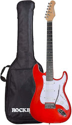 Memphis Stm 33 Red Elektrische Gitarre Set
