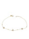 Women's Bracelet with design Flower made of Gold 14K