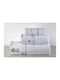 Down Town Home Set of baby towels 3pcs White Weight 600gr/m²