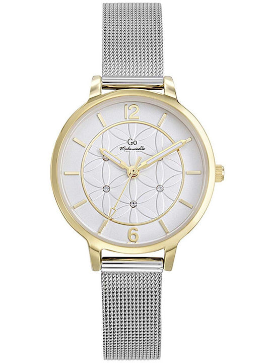 GO Mademoiselle Women's Watch with Silver Metal Bracelet