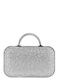 Damentasche Schultertasche Silber