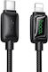 Hoco Редовна USB-C към Lightning кабел 30W Черен 1.2м (311838)
