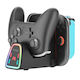Βάση Φόρτισης Ipega 9 1 Nintendo Switch 2 Switch Joy-con & Χειριστήριο Pro