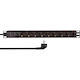 Logilink Pdu 1u 19 Inch Rack 8 Prize Schuko Intrare Schuko Max 16 A Protecție Supratensiune Ip20 2 M Negru "pdu8c04" Ștampilă Verde 0.8 Lei