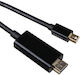 VCOM Cable mini DisplayPort male - mini DisplayPort male 1.8m Black