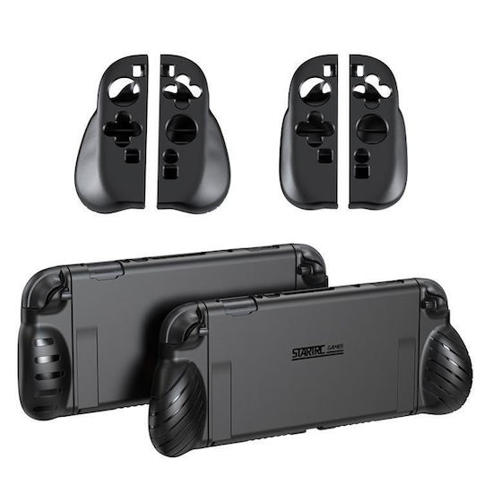 Nintendo Switch 2 Startrc Games Προστατευτική Θήκη Χειρός Διπλή Λαβή Μαύρη