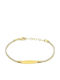 Senzio Belibasakis Kids Bracelet Identity in 14K Gold with Stones
