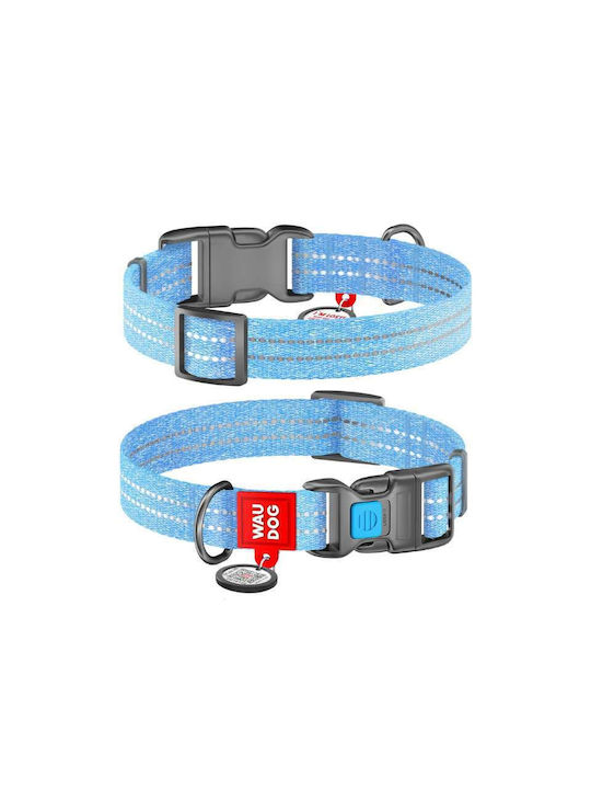 Waudog Κολάρο Σκύλου Smart Id Reflective Blue F...