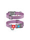 Waudog Κολάρο Σκύλου Smart Id Reflective Purple Fastex M 20mm X 28-40cm