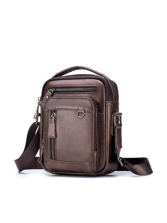 Djb Leather Men's Bag Shoulder / Crossbody Brown