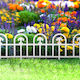 Plastic Garden Border in White Color 60x30cm