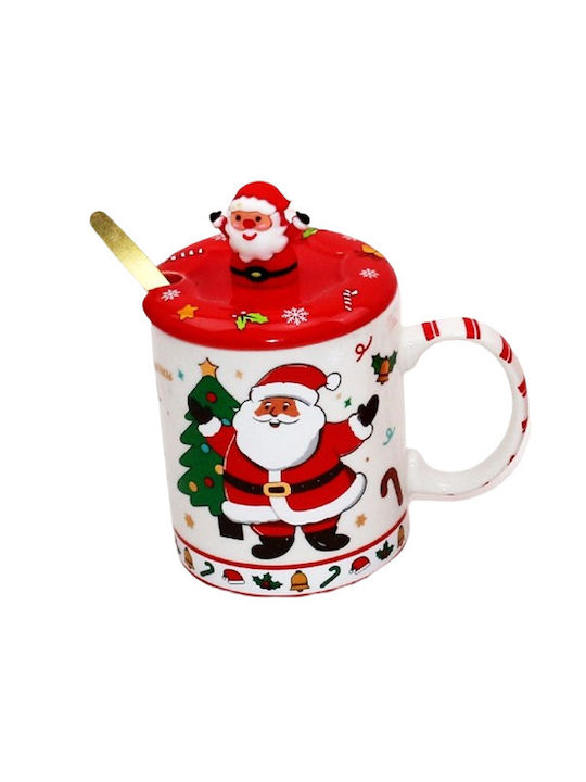 Christmas Mug Porcelain Brown