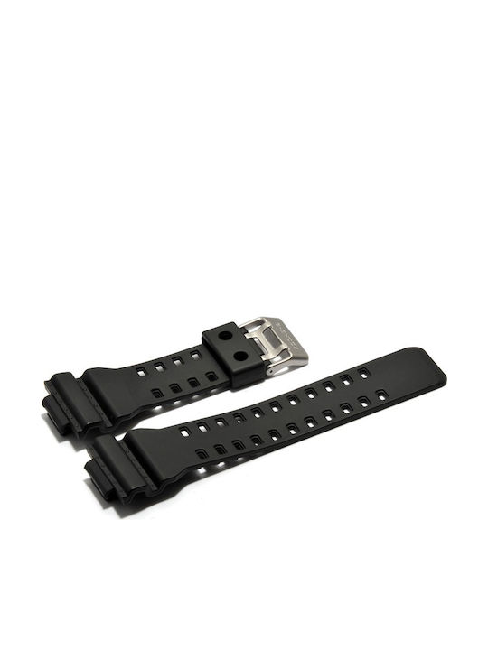 Casio Каучукова каишка Черен 20мм