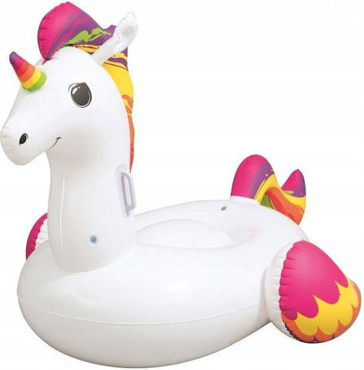 Bestway Φουσκωτό Στρώμα Θαλάσσης Unicorn Λευκό 150cm