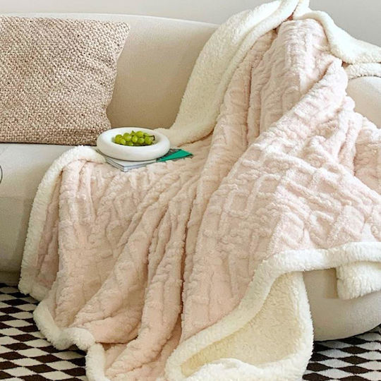 Blanket Fleece Single 150x200cm Beige