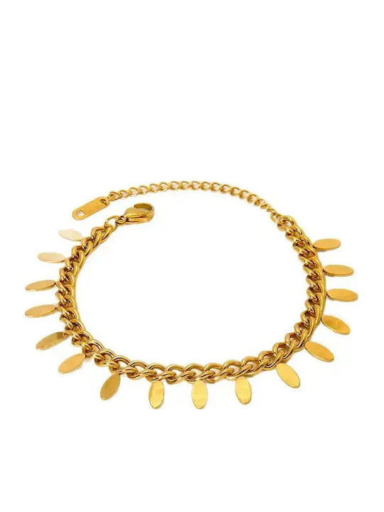 Damen Armband mit Design Mutti aus Stahl Vergoldet