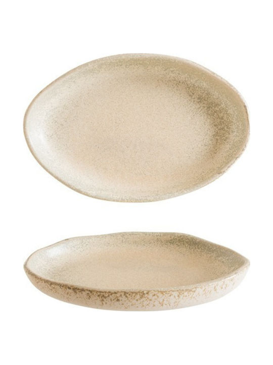 Bonna Plate Shallow Oval made of Porcelain 19x13cm 6pcs