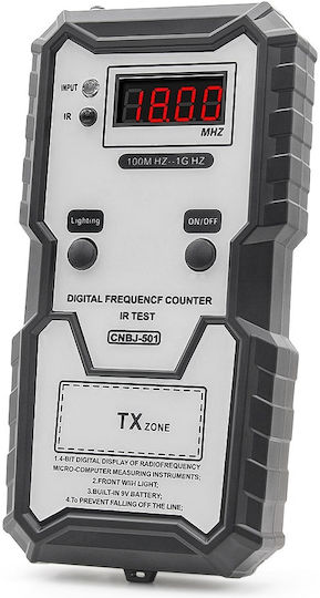 Digital Frequency Tester Car Remote Controls High Precision 100mhz To 1ghz Ir Led Light