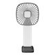 Linq Tragbarer Ventilator 3 Einstellbare Geschwindigkeiten Usb-c Video Ständer Basis Grau