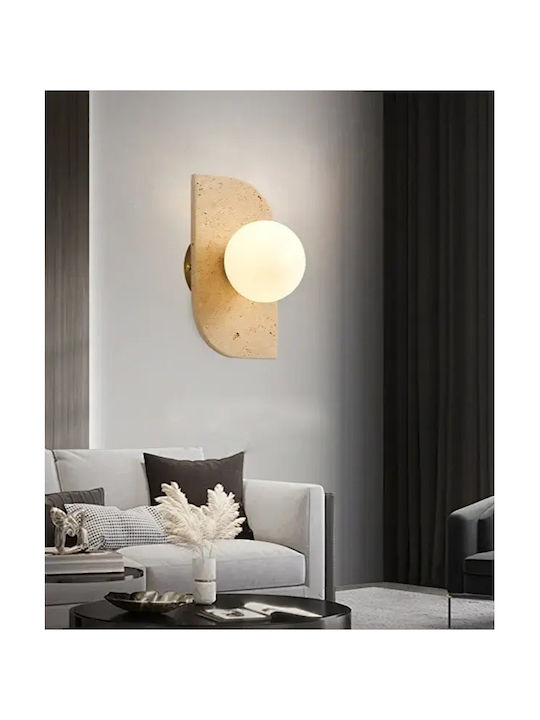 Wall Lamp Sconce Round Led Light Modern Body 18x10cm