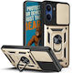 Orso Combo Kickstand Slide Back Cover Auriu (Poco C85)