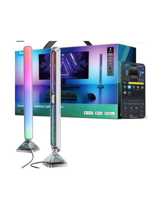 Govee Smart Dekorative Tischlampe LED RGBIC Bar 2 Stück