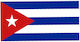 Flagge von Kuba Polyester Stempel Perforiert 100x70cm
