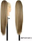 Ponytail Synthetic Hair Kanekalon High Quality Comb-in Nest Straight Dark Blonde Highlights Sp10 K16 613 71cm