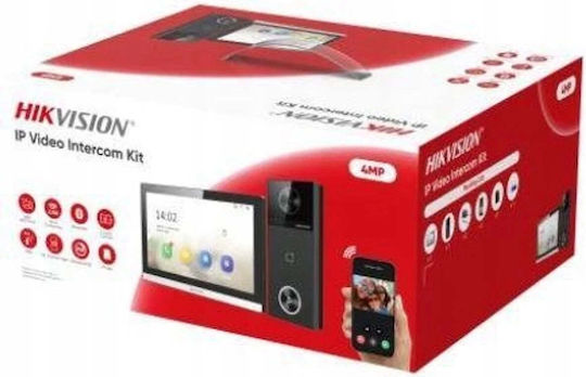 Hikvision Σετ Θυροτηλεόρασης Μαύρο