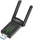 Linq USB WiFi Мрежова Карта 1300Mbps Bluetooth 5.4 Двулента Черна