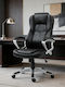 Homeone Stuhl Exekutive mit Armen Black