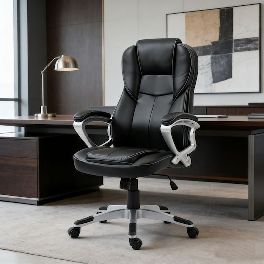 Homeone Xl Scaun De Birou De Director Negru Homeone Xl Scaun De Birou De Director Negru