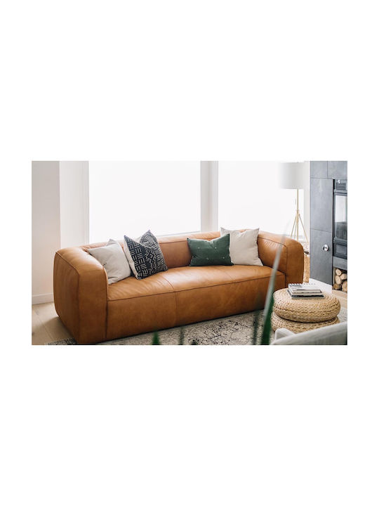 Dreisitzer Sofa Orange 240x95x80cm