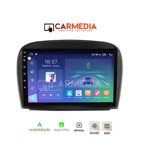 Carmedia Car Audio System for Mercedes-Benz SL 2006-2012 (Bluetooth/USB/WiFi/GPS/Apple-Carplay/Android-Auto) with Touch Screen 12.3"