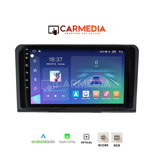 Carmedia Car Audio System for Mercedes-Benz ML / GL Class 2005-2011 (Bluetooth/USB/WiFi/GPS/Apple-Carplay/Android-Auto) with Touch Screen 12.3"