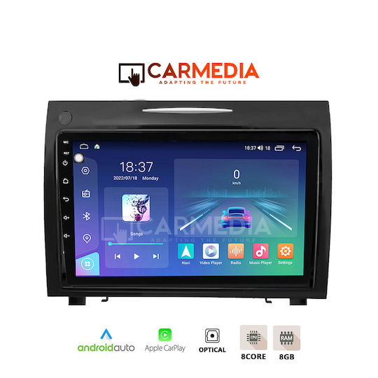 Carmedia Car Audio System for Mercedes-Benz SLK 2004-2010 (Bluetooth/USB/WiFi/GPS/Apple-Carplay/Android-Auto) with Touch Screen 12.3"