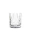 e-exoplismos Double Rock Whiskey Glass Set Made of Crystal 6 Pieces