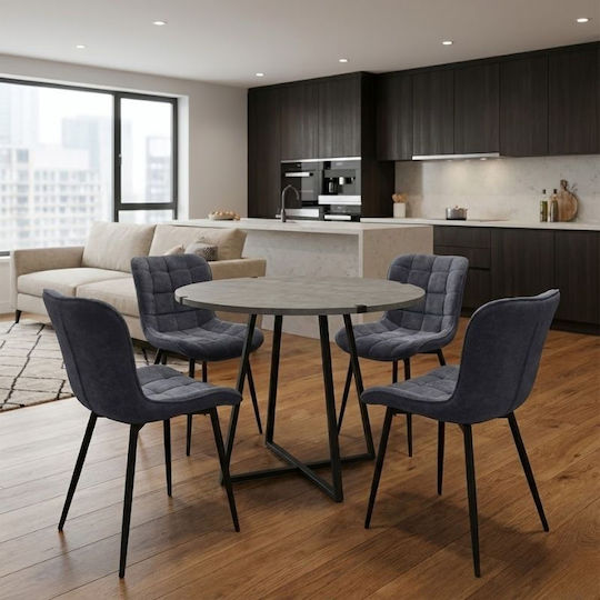 Dining Room Rubes Chiara 5pcs 100x100cm