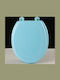 Plastic Toilet Seat Blue