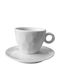 GTSA Rock Set of Cups Espresso Porcelain White 70ml 6pcs
