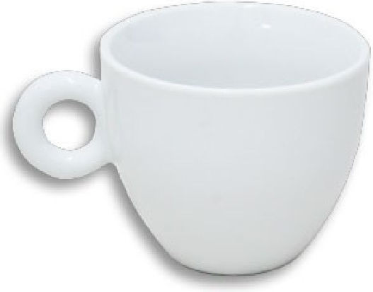 GTSA Roma Tasse Cappuccino aus Porzellan Weiß 170ml