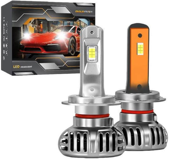 Lampen Auto H7 / H11 / HB3 / HB4-9006 / H4 LED 6000K Kaltes Weiß 50W 2Stück