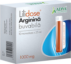 Arginină Lichidă 1000 Mg Lilidose 10 Doze Unice X 25 Ml Adya Green Pharma Arginină Lichidă 1000 Mg Lilidose 10 Doze Unice X 25 Ml Adya Green Pharma