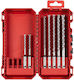 Milwaukee Set of 7 Drills with SDS Plus Shank