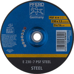 Δισκος Λειανσης Σιδηρου E 230-7 Psf 230x7,2x22.23 Pferd