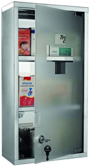 eBest Metal First Aid Cabinet Wall-Mounted with Lock