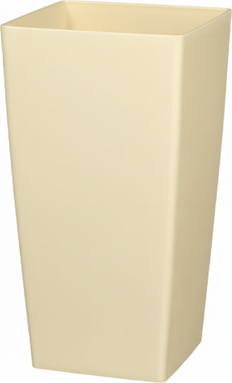 Miltoplast Sampson Γλάστρα Κίτρινη 40x40x75εκ.