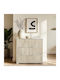 SteweHome Modern Schuhorganisatoren Regale Ohne Schubladen Offene Beigen 90x30x93 cm